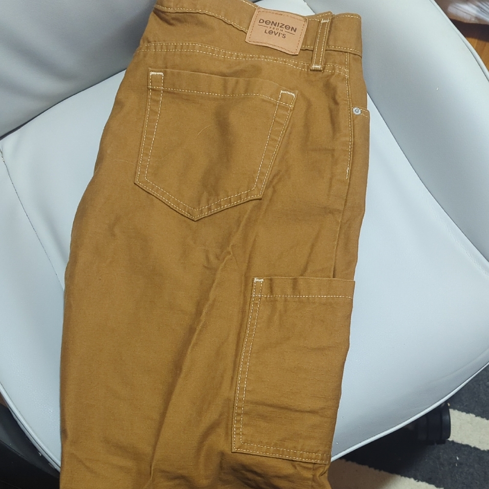 Denizen from Levi's Tan Cargo Pants Straight Leg